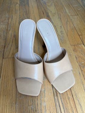 FOREVER 21 open toe summer heels